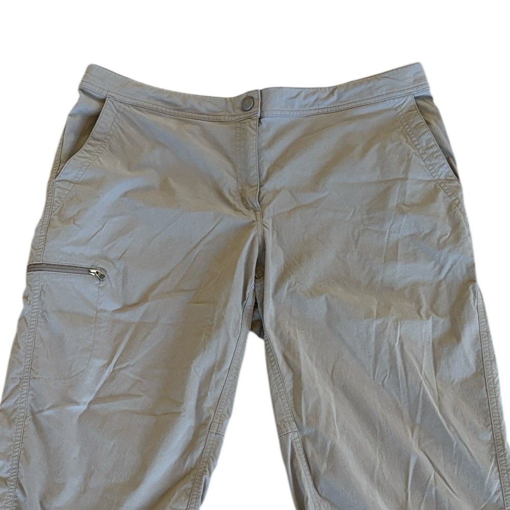 L L Bean Tan Capri Pants Size 14 - Picture 2 of 9